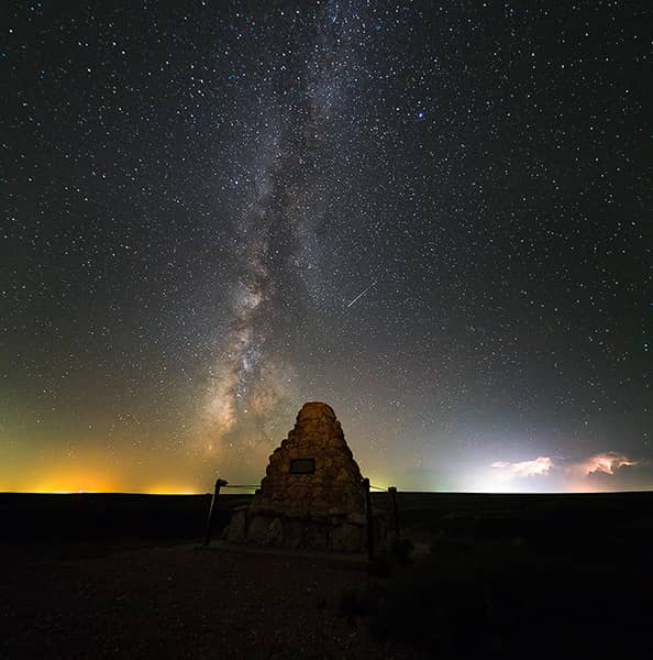 Battle Canyon Monument Milky Way