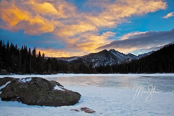 Bear Lake Winter Sunset