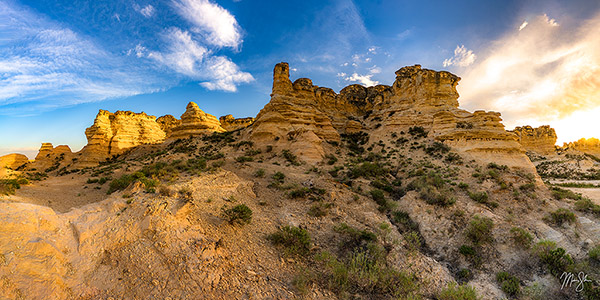 Beautiful Castle Rock Badlands