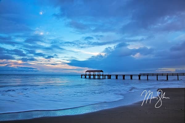 Blue Hour at Waimea Bay Pier