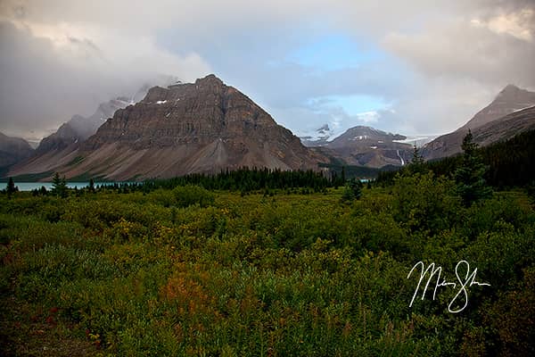 Canadian Rockies Foggy Morning Sunrise