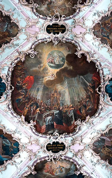 Council of Ephesus: Ceiling Fresco, Abbey Library of St. Gallen