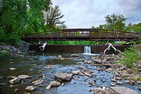 El Dorado Riverside Bridge Falls