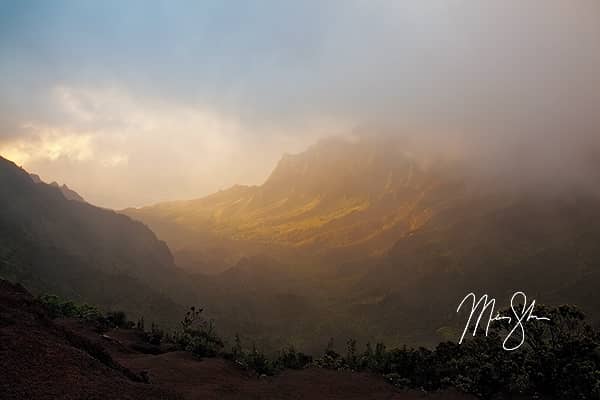 Ethereal Kalalau Valley Sunset