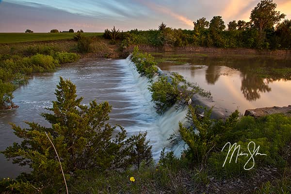 Eureka City Lake Dam Falls