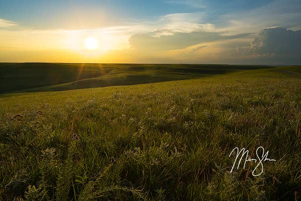 Flint Hills Sunset Warmth