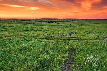 Flint Hills Sunset