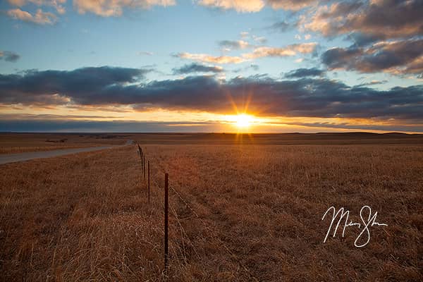 Flint Hills Winter Sunrise