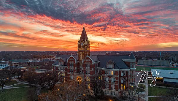 Friends University Sunset Lights