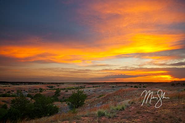 Gypsum Hills Sunset