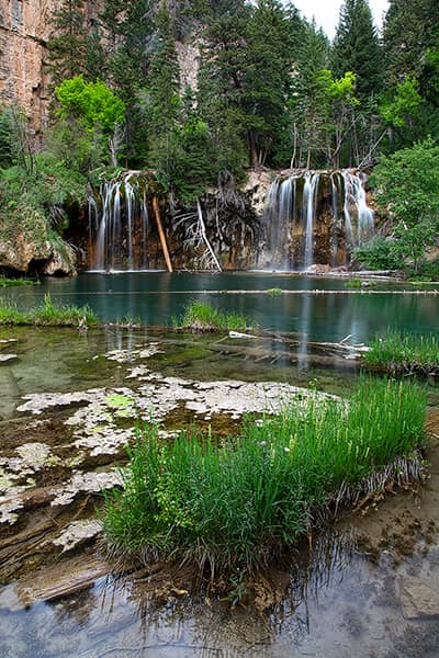 Hanging Lake In The Summer