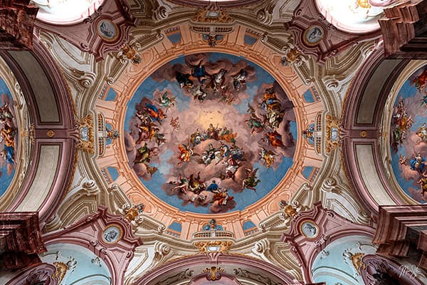Heavenly Glory, Admont Abbey Library Ceiling
