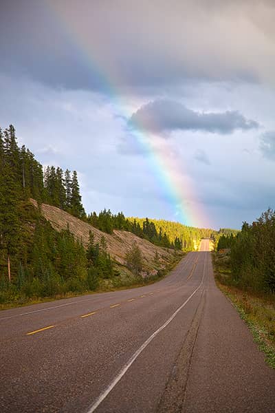 Icefields Parkway Rainbow