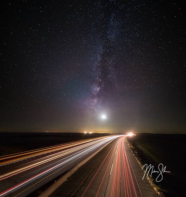 Kansas Turnpike Milky Way