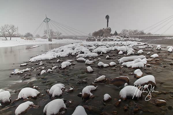 Keeper Of The Plains Winter Landscape