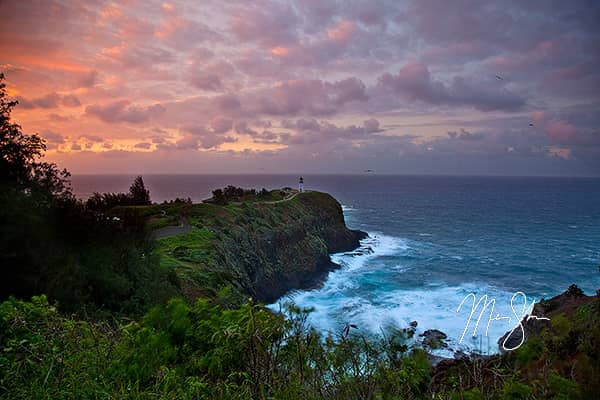 Kilauea Lighthouse Sunset