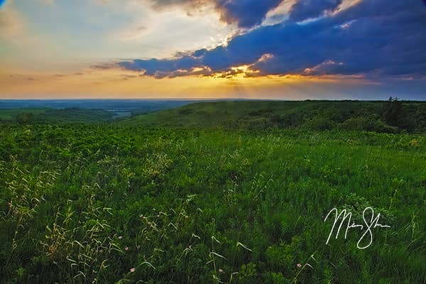 Konza Prairie Sunset