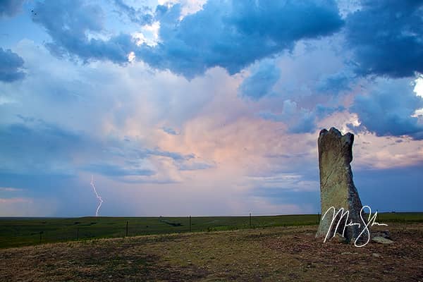 Lightning At Teter Rock