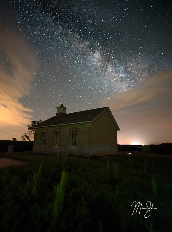 Lower Fox Creek Schoolhouse Milky Way