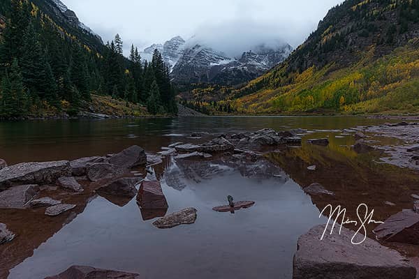 Maroon Bells Autumn Reflection