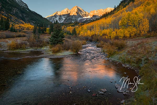 Maroon Bells Autumn Sunrise