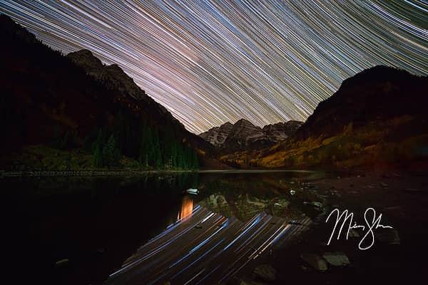 Maroon Bells Star Trails