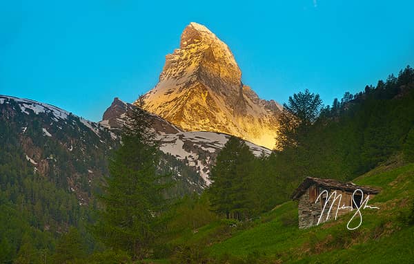 Matterhorn Alpineglow Sunrise