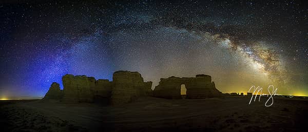 Monument Rocks Milky Way