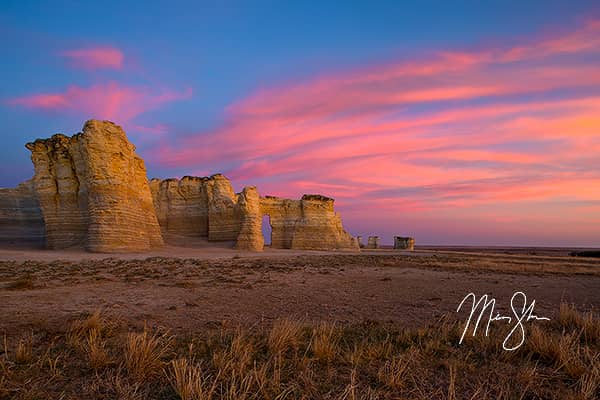 Monument Rocks Sunset