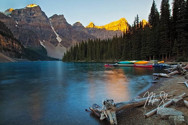 Moraine Lake Canoes