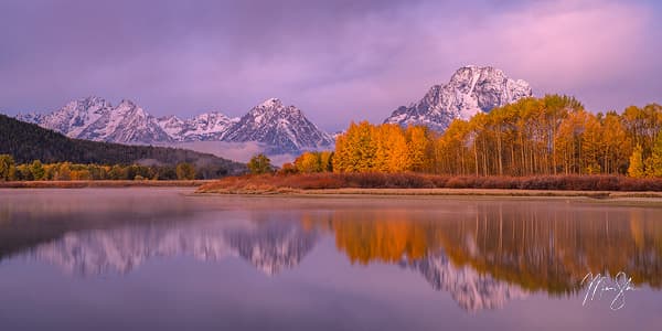 Oxbow Bend Crisp Autumn Sunrise