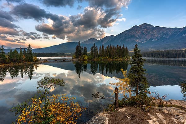 Pyramid Lake Autumn Sunrise