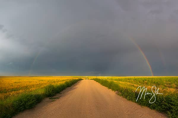 Rainbow over Northwest Kansas