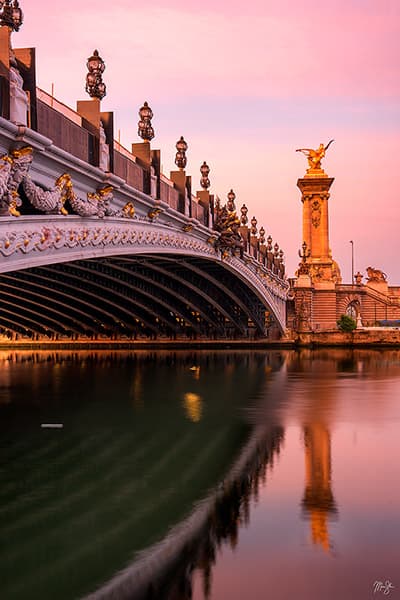 Seine River Sunrise at Pont Alexandre III