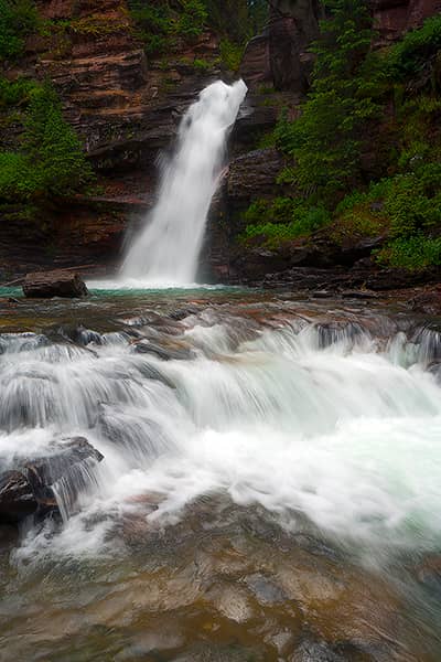 South Fork Mineral Creek Falls Vertical