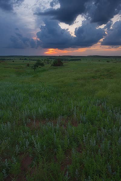 Storms Over the Gypsum Hills