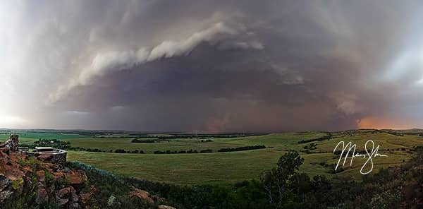 Stormy Coronado Heights Panorama