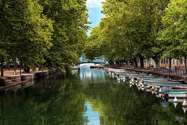 Summer in Annecy - Morning on the Canal du Vasse
