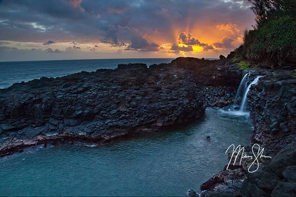 Sunrise at the Queen's Bath