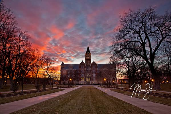 Sunset at Friends University