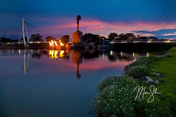 Sunset Fire at the Keeper