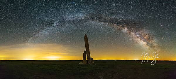 Teter Rock Milky Way Panorama