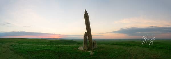 Teter Rock Sunrise Panorama