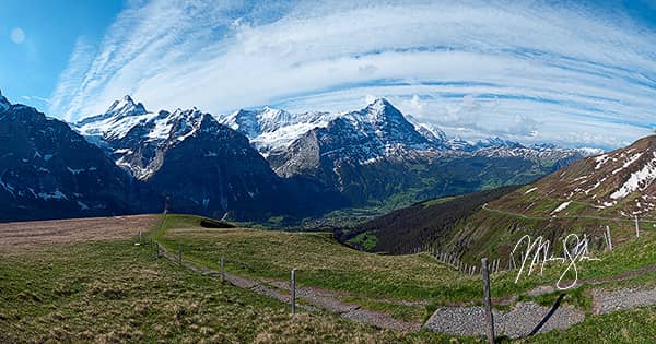 The Eiger And Grindelwald Valley