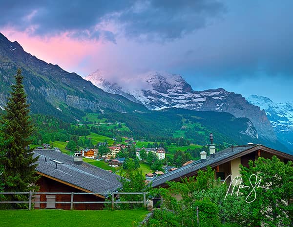 Vibrance Over Wengen