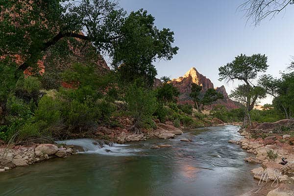 Waterfall at the Watchman