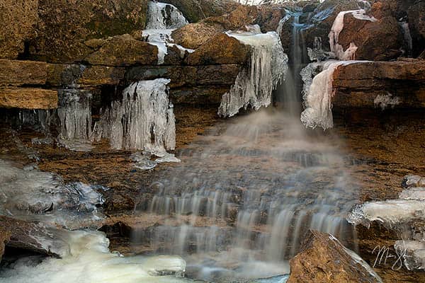 Winter at Santa Fe Lake Falls