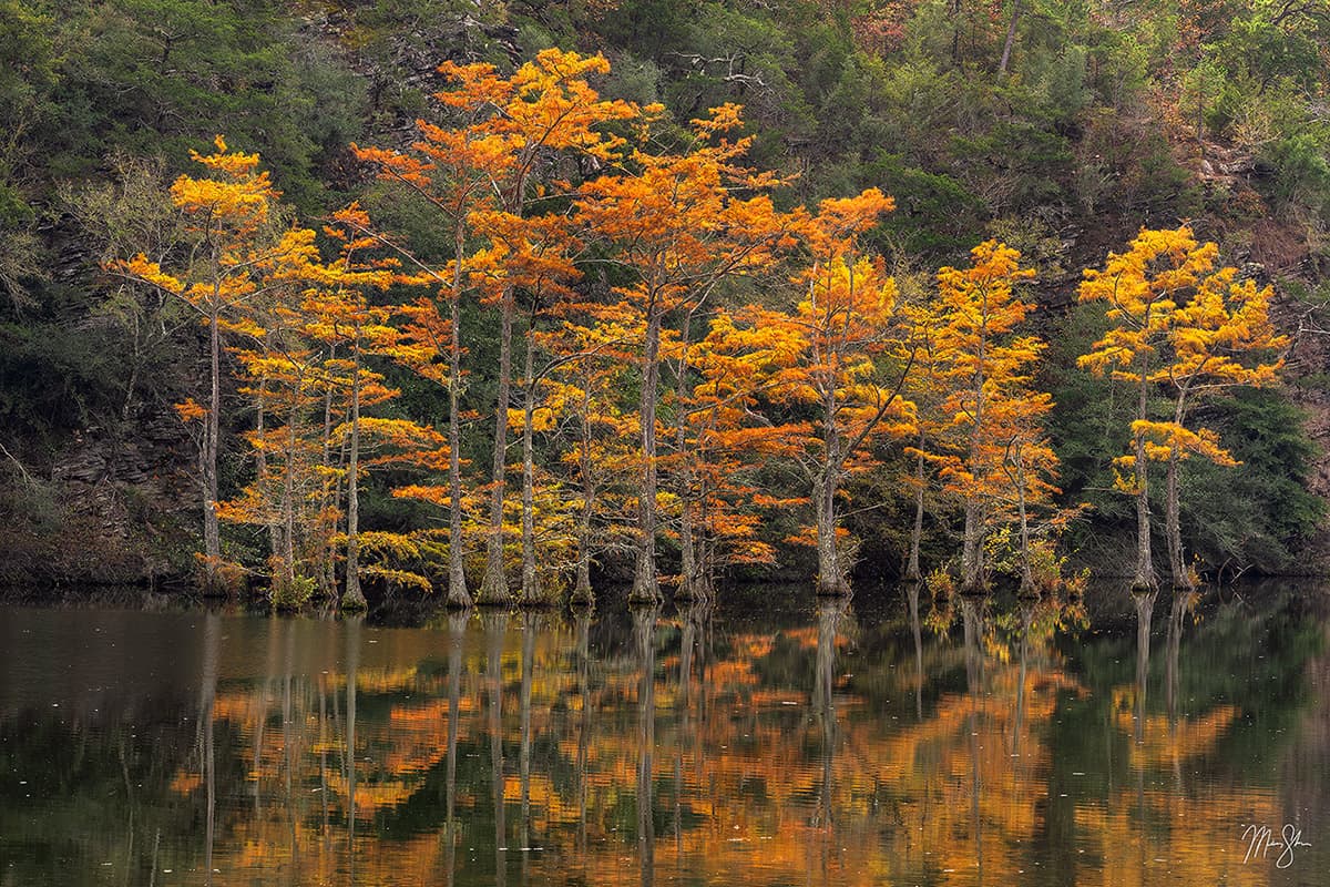 Oklahoma Photography: Broken Bow and Beavers Bend in autumn color
