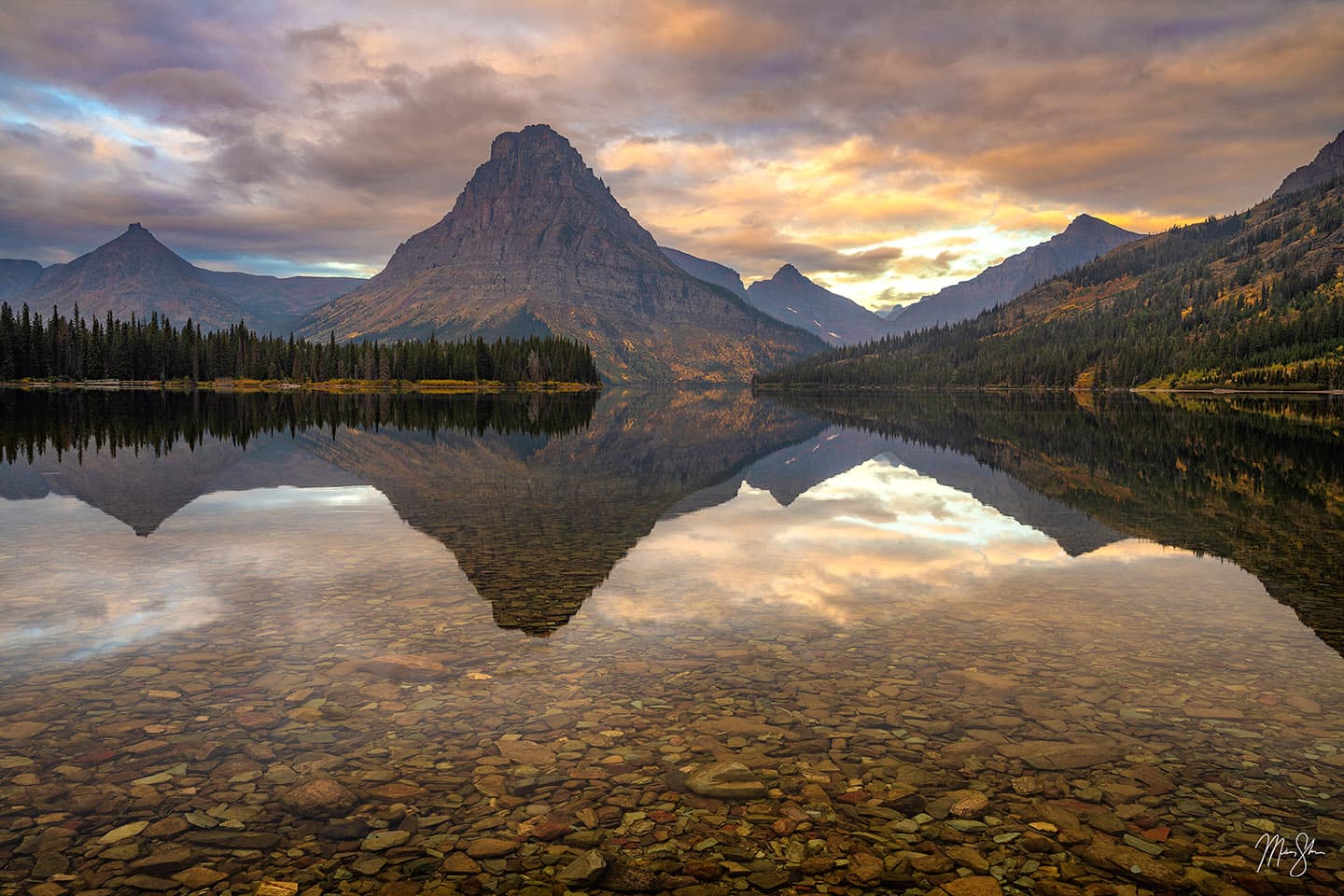 Two Medicine Morning - Two Medicine Lake, Glacier National Park, Montana