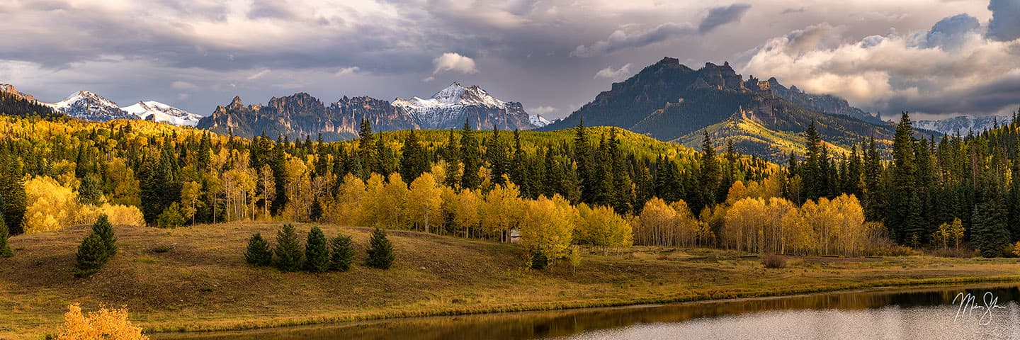 Uncompahgre Panorama - Silver Jack Reservoir, Colorado